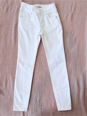 Wax Jean Bright White High-Rise Skinny Jeans